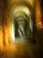 Norwich Cathedral shot with Intentional Camera Movement (ICM) by Charles David
