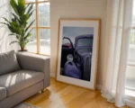 Vintage Morris Minor car art print captured by Charles David | The Creative Camera