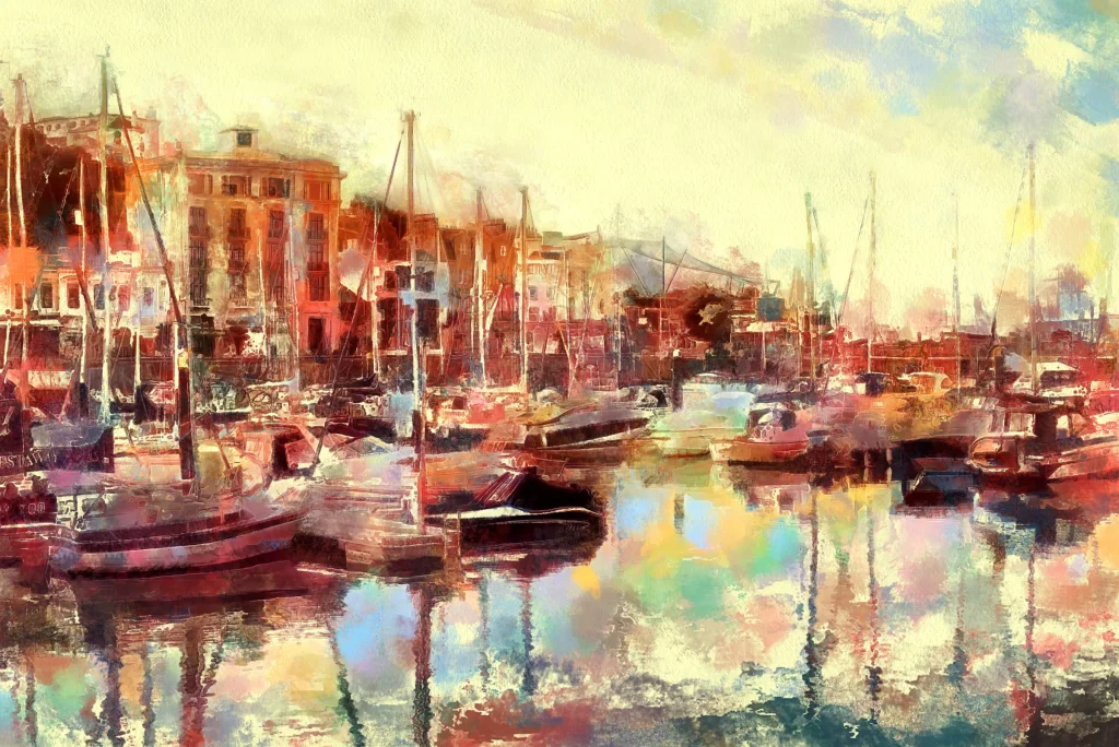 Torquay Harbourside | Photographic Fine Art Print by Charles David