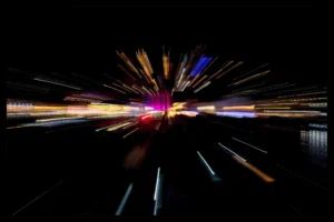 Harbour Light Burst - Torquay Harbour created using Intentional Camara Movement is an Abstract fine art print by Charles David | The Creative Camera