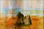 Scorehill Stone Circle stands quietly on the high moor, a weathered ring shaped by time, ritual, and the relentless Dartmoor elements. A print by artist Charles David
