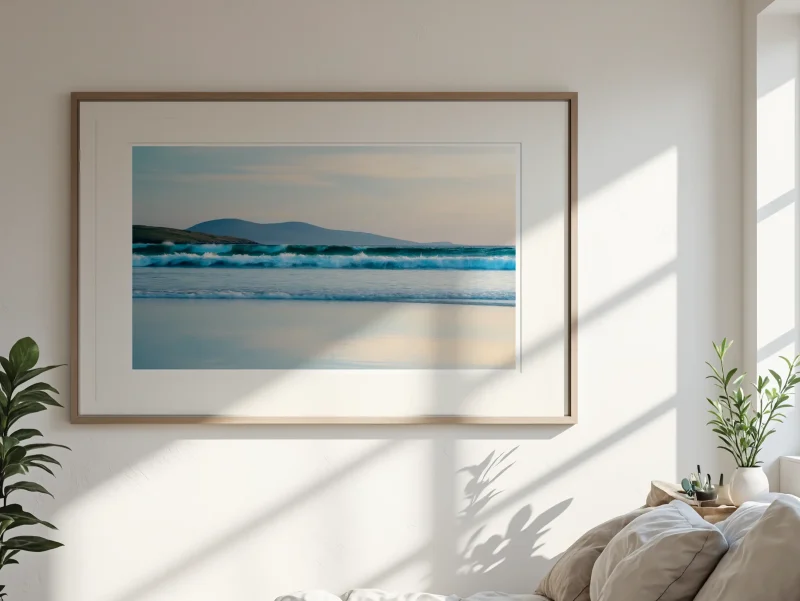A peaceful Hebridean sunset over Luskentyre Beach by Alex Hamer
