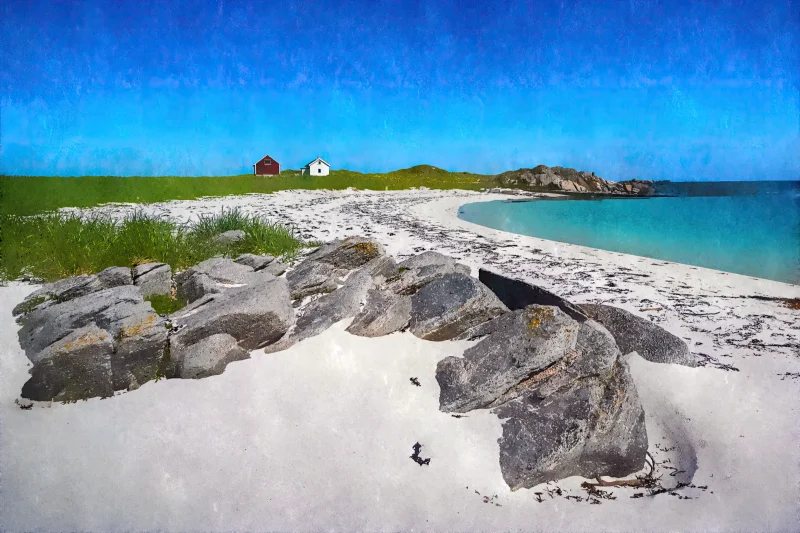A beautiful and enigmatic portrait called Norwegian Sands bu Alex Hamer
