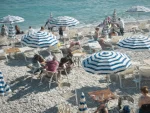 La Plage Nice is a digital painting created by Charles David in 2020