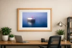 Sea Wall in Fog - Impressionist Coastal Wall Print for Contemporary Spaces by Charles David | The Creative Camera