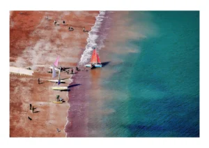 A photograph of Oddicombe Beach in Devon by Charles David