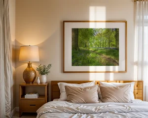 Bluebell Walk is a limited edition fine art print crafted by photographer Stuart Anthony Chapman