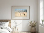 A Day at the Beach is an impasto style digital painting by Charles David