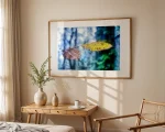Autumn Leaves is colourful digital watercolour by artist Charles David