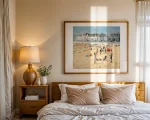 A Day at the Beach is an impasto style digital painting by Charles David