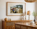 Senegal Safari is an impressionist painting created from an original photograph by Charles David