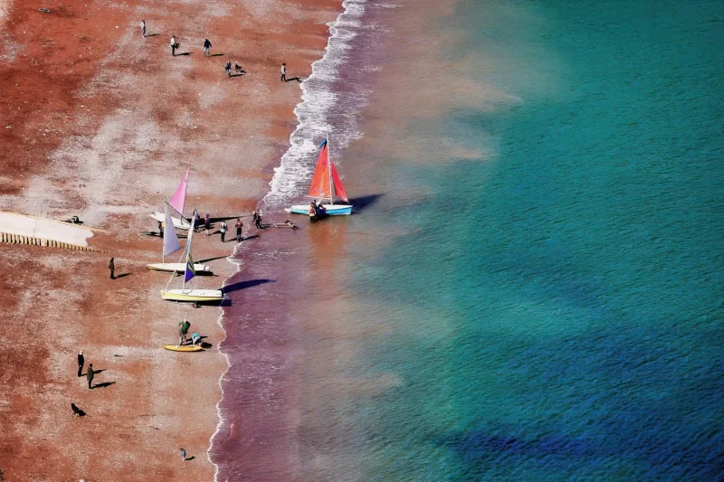 A photograph of Oddicombe Beach in Devon by Charles David