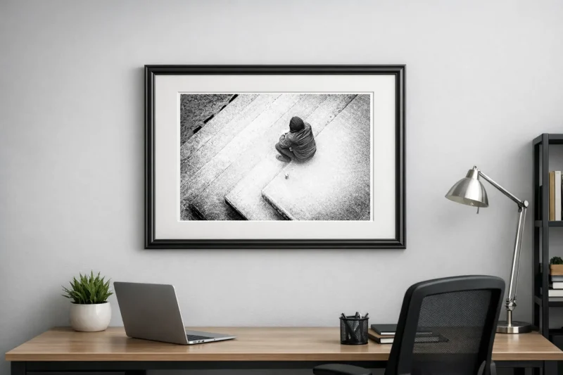Lockdown is a B&W study of the lockdown we all experienced in 2020 during the Covid Pandemic. A photographic study by Charles David