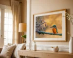 Frosty Perch is a fine art print of a Kingfisher by Stuart Chapman | The Creative Camera