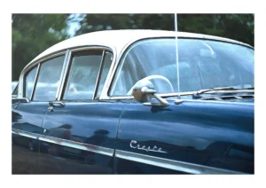 The Vauxhall Cresta PA Series captured and painted as a fine art print by Charles David