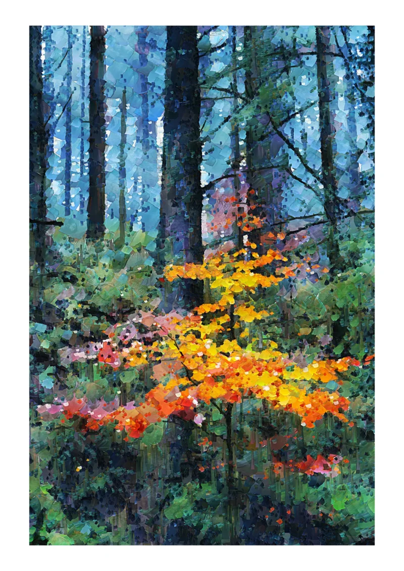 Life Springs Eternal is a fine art print capturing a young sapling in Haldon Forest Devon. A serene, atmospheric artwork from artist Charles David and The Creative Camera.