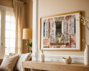Between Shutters and Silence is a contemporary fine art wall print captured in Nice, Cote d'Azur by Charles David | The Creative Camera