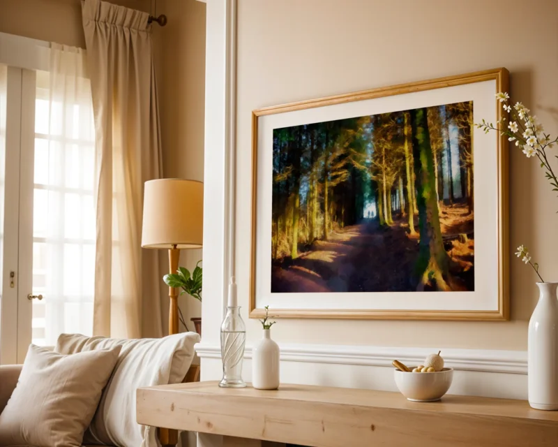 Don't Walk into the Light is an impressionist fine art print by digital artist Charles David