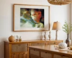In two minds is an abstract digital painting and fine art print created by Charles David from an original photograph