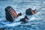Hartland Rocks Sunset is a limited edition fine art print by Alex Hamer