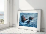 Hartland Rocks Sunset is a limited edition fine art print by Alex Hamer