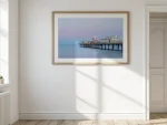Paignton Pier Blue Hour is an enigmatic view of this iconic structure taken by Alex Hamer