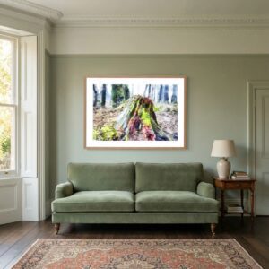 Stumped is a digital watercolour crafted as a fine art wall print by digital artist Charles David | The Creative Camera