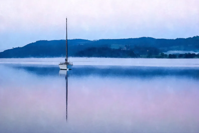 Windermere Dawn II is a limited edition fine art print created by Alex Hamer