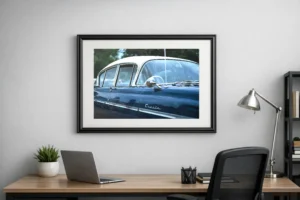 The Vauxhall Cresta PA Series captured and painted as a fine art print by Charles David