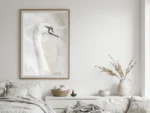 Serenity – The Grace of the Swan is a minimalist limited edition fine art print by Stuart Chapman | The Creative Camera