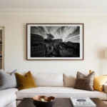 Sharpitor in B&W is a monochrome fine art wall print by Charles David | The Creative Camera