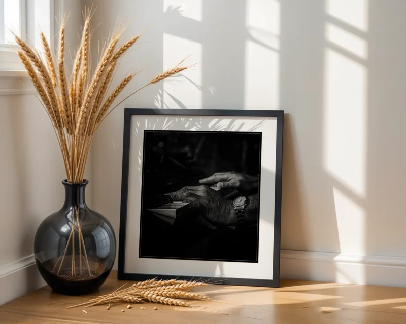 Piano Man is a B&W monochrome fine art print by Stuart Chapman | The Creative Camera