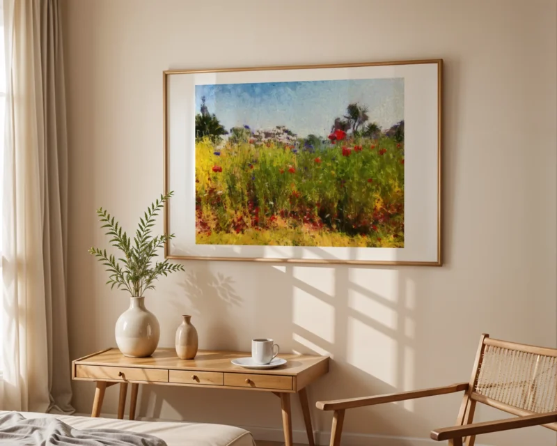 Spring Wildflowers is a Contemporary Nature & Tranquillity Wall Print by digital artist Charles David | The Creative Camera
