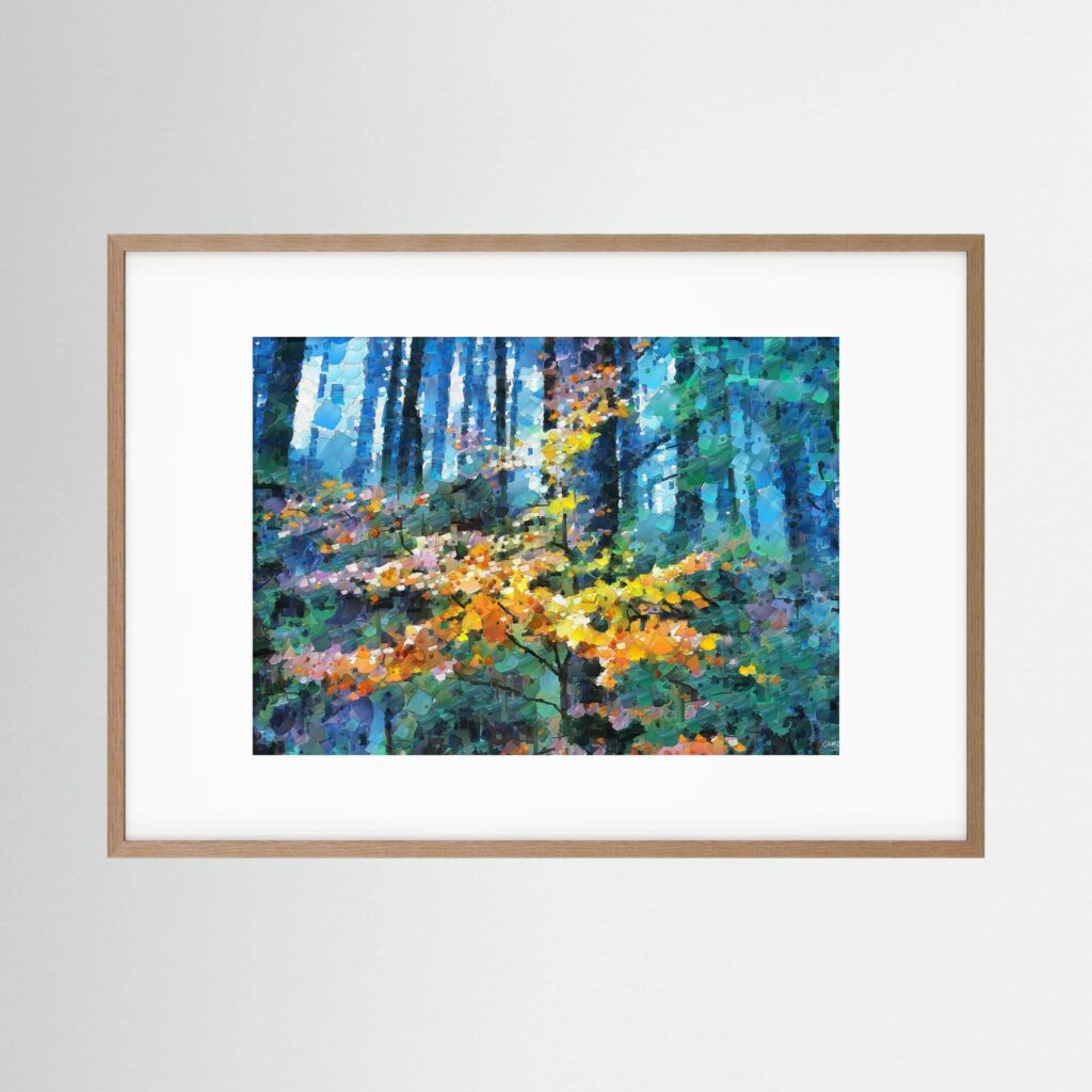 Searching For Sunlight Framed Fine Art Wall Print