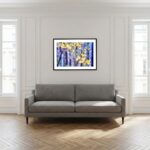 Room Mockup in A1 Woodland Sparkle - Haldon Forest, South Devon is a framed fine art print created by artist Charles David | The Creative Camera
