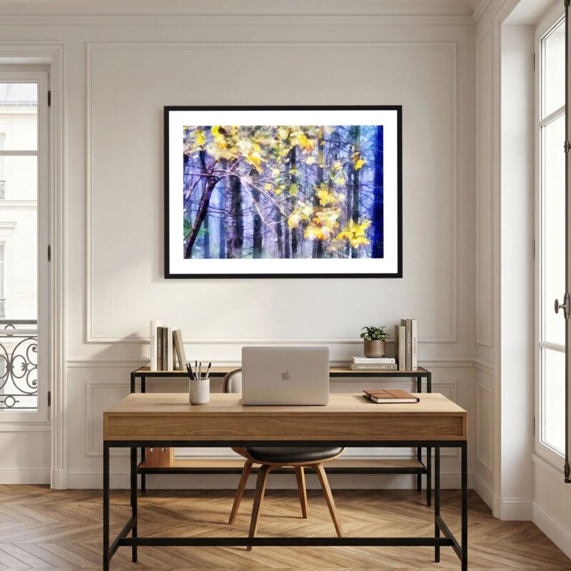 Woodland Sparkle - Haldon Forest, South Devon is a framed fine art print created by artist Charles David | The Creative Camera