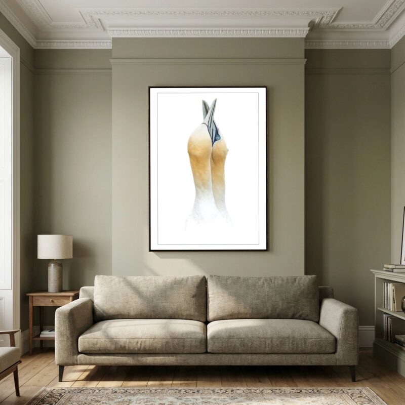 Embrace Framed Canvas Print