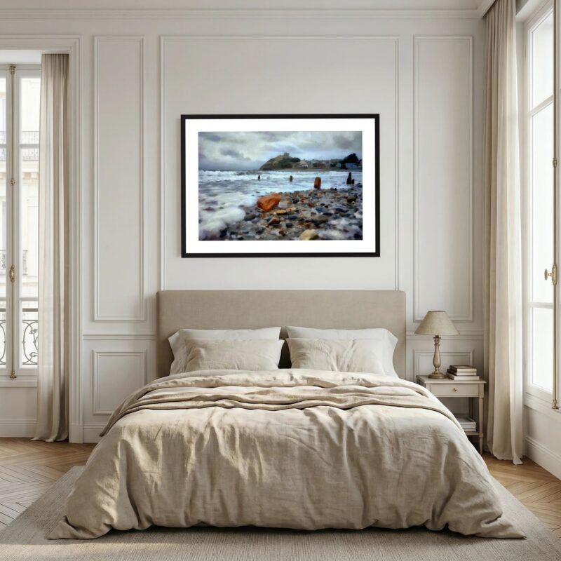 Criccieth Castle from the Beach | A Contemporary Fine Art Wall Print