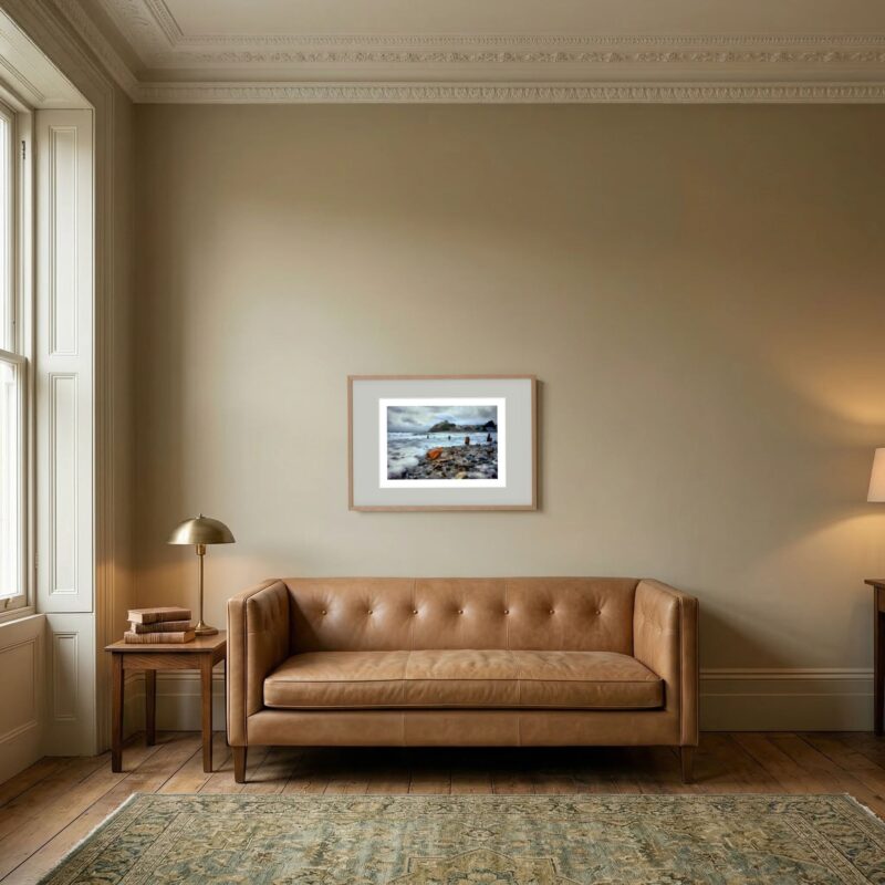 Criccieth Castle from the Beach | A Contemporary Fine Art Wall Print
